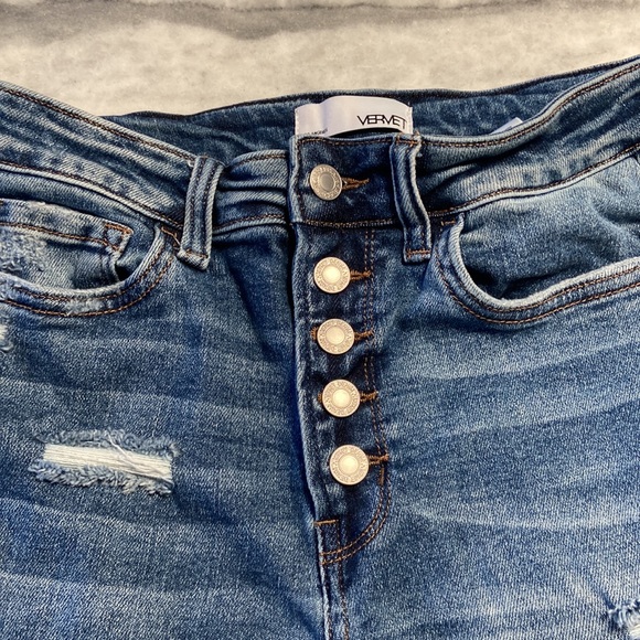 Vici button fly skinny jeans size 27 - Picture 5 of 7